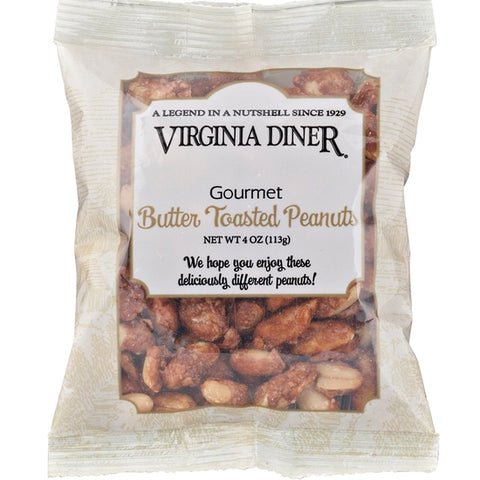 Virginia Diner 4 Oz Butter Toasted Peanut Bag