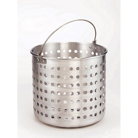 Winco 60 Qt. Aluminum Stock Pot Steamer Basket