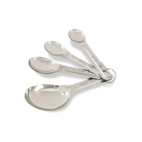 Narrow Stainless Steel Measuring Spoons