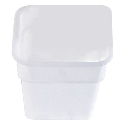 White Food Storage Containers - Square