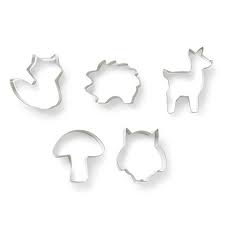 Woodland Animal Cookie Cutter Set of 5
