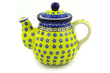 Polish Pottery Tea Pot -Small